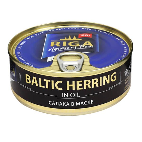 Smoked E/O Salaka Baltic Herring-Oil – 8.47 oz (240gr)